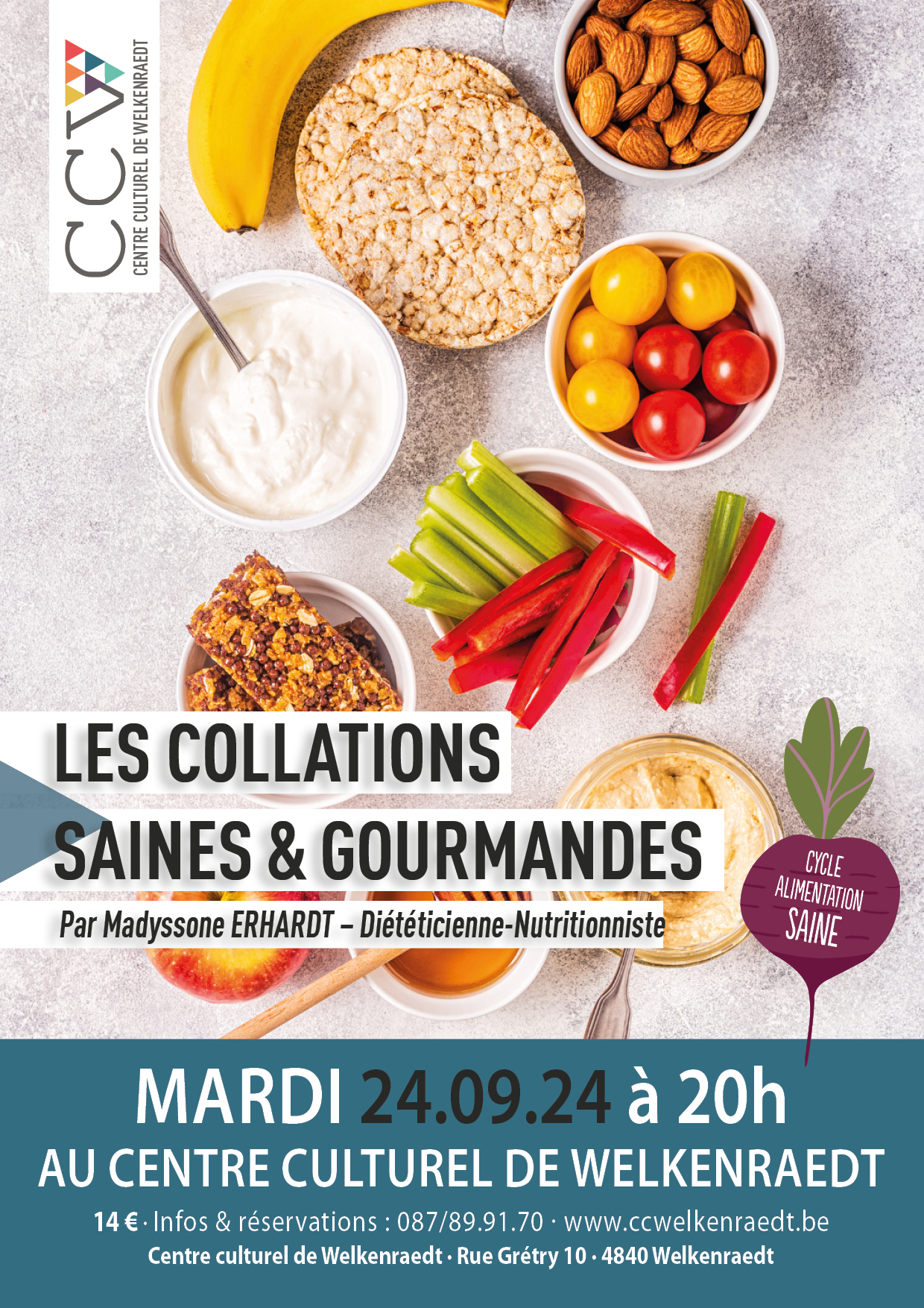 Les collations saines et gourmandes